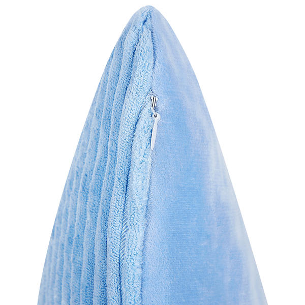 Dekokissen 2er Set MILLET Cord 43 x 43 cm Blau Geometrisches Muster