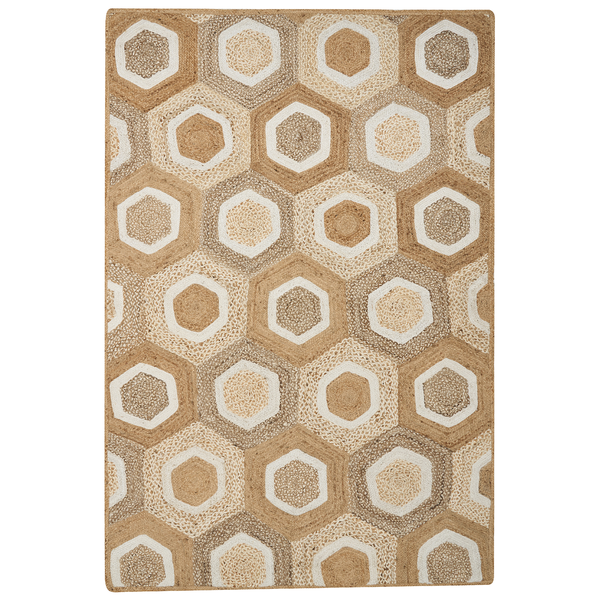 Teppich BASOREN 200 x 300 cm Jute Beige