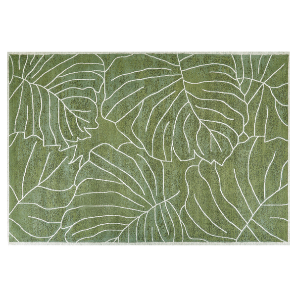 Teppich SARMIN Grün 140 x 200 cm Baumwolle