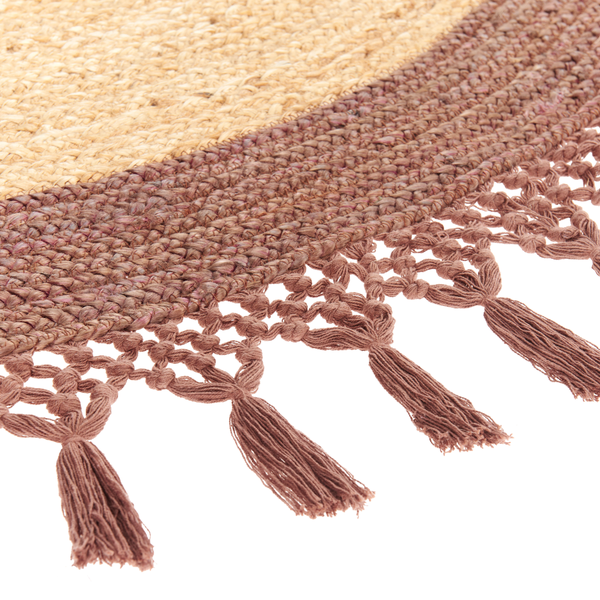 Teppich MARTS Braun ø 200 cm Jute