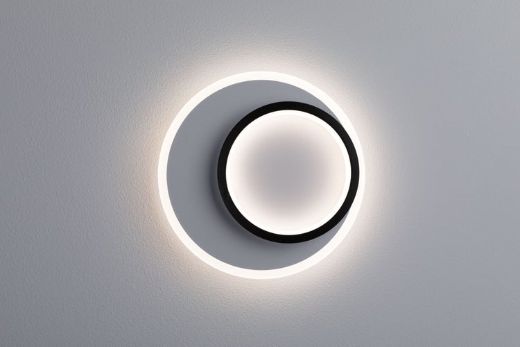 Moderne LED-Wandleuchte mit kreisförmigem Design für Innenräume