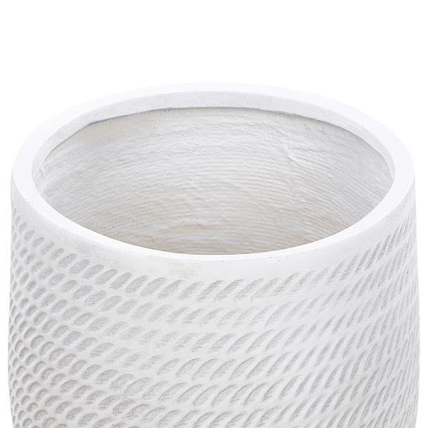 Blumenkübel LIVADIA 39 cm Cremeweiß