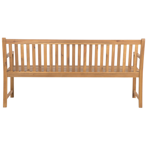 Gartenbank VIVARA 180 cm zertifiziertes Akazienholz Hellbraun