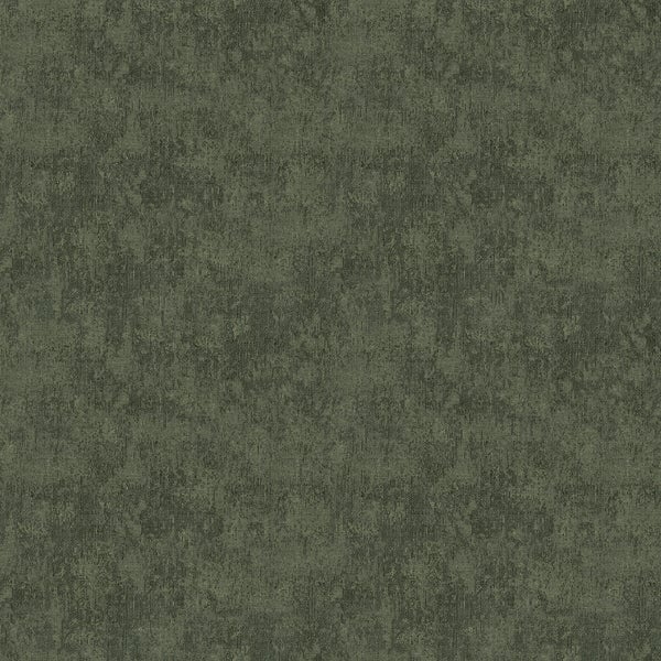 Sanders und Sanders Tapete Leinen-Optik Dunkelgrün - 280 x 275 cm - 640268