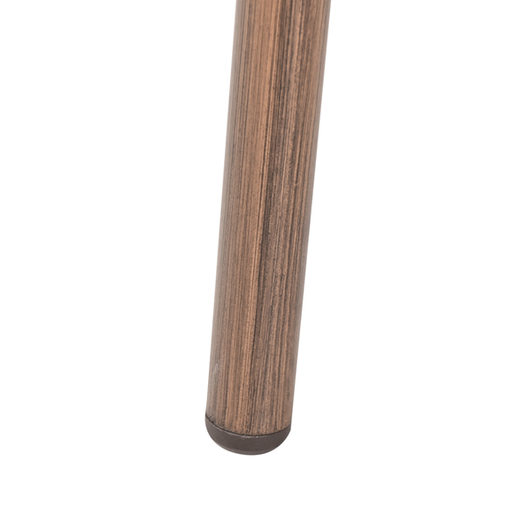 Outdoor Bistrotisch RIFREDDO 80 cm 80 cm Glas Schwarz / Weiß