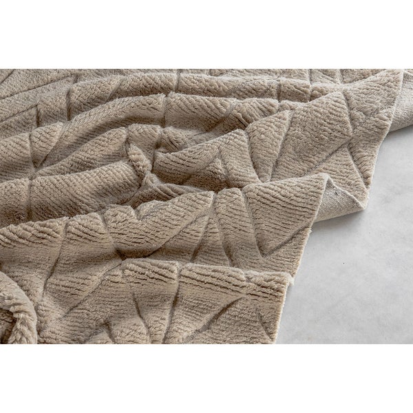 Zoe Teppich 230x160cm Beige. 160 X 230 X 2 cm