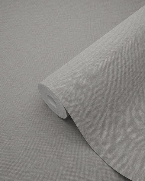 Origin Wallcoverings Tapete Leinen-Optik Helltaupe - 53 cm x 10.05 m - 347005