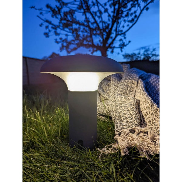 Ramsey Outdoor Lampe LED wiederaufladbar grau, matt. 17 X 17 X 21 cm