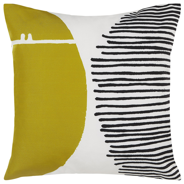 Dekokissen mit abstraktem Design