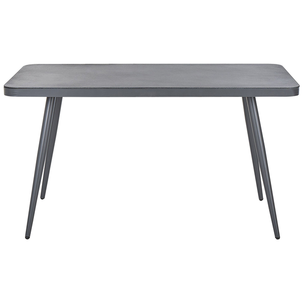 Gartentisch LIPARI 140 cm 80 cm Glas Grau
