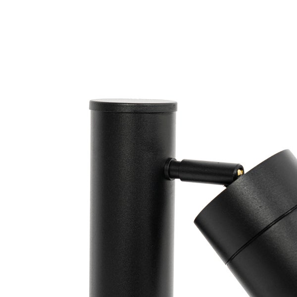 Außenleuchte schwarz 45 cm AR70 verstellbar IP44 - Solo