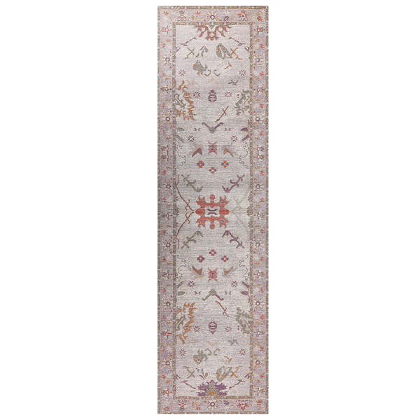 Teppich YANOBA Beige 80 x 300 cm Baumwolle