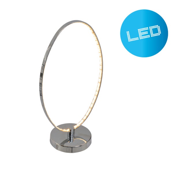 LED-Tischleuchte mit ringförmigem Design