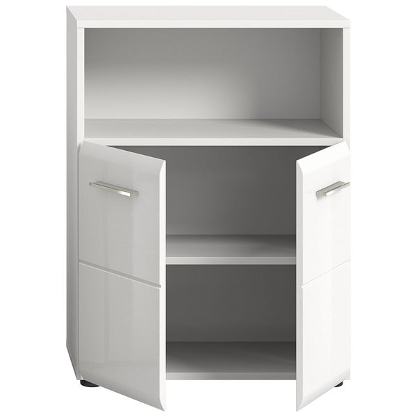 Xonox.home Unterschrank Ice BxHxT 60 x 80 cm x 30 cm Frontfarbe weiß hochglanz