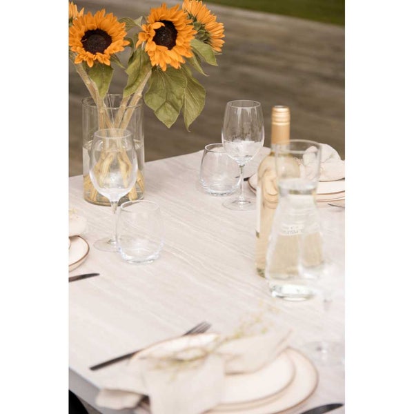 Bo Gartentisch 104x204cm grau,Stein dekor. 205 X 104 X 75 cm