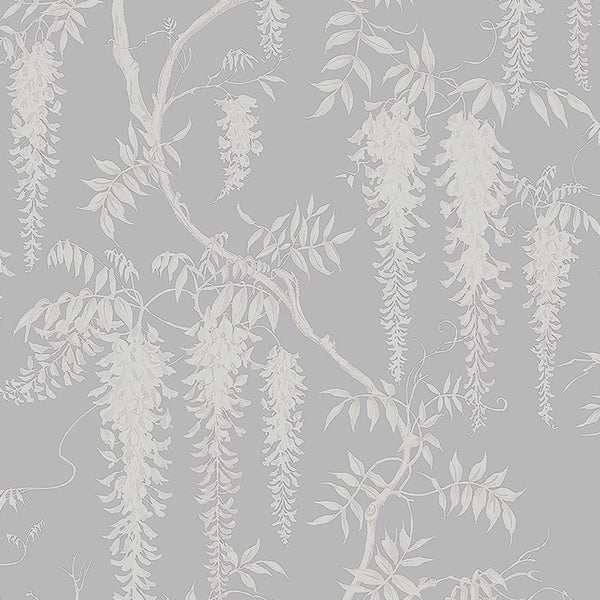 Next Vliesbehang | Wisteria Trails - Grau - 10mx52cm