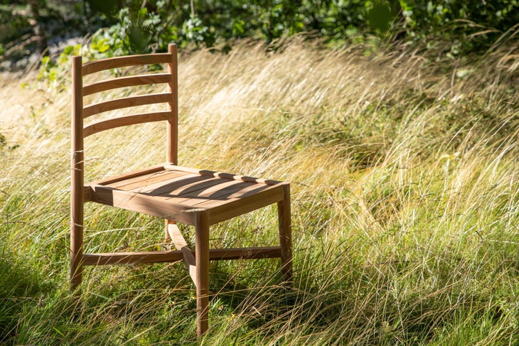 Kenya Gartenstuhl stapelbar Teak. 50 X 52 X 80 cm