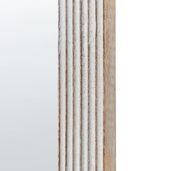 Wandspiegel CHANDON 65 cm 107 cm Holz Weiß