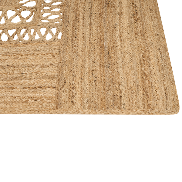 Teppich YENIKOY Beige 300 x 400 cm Jute