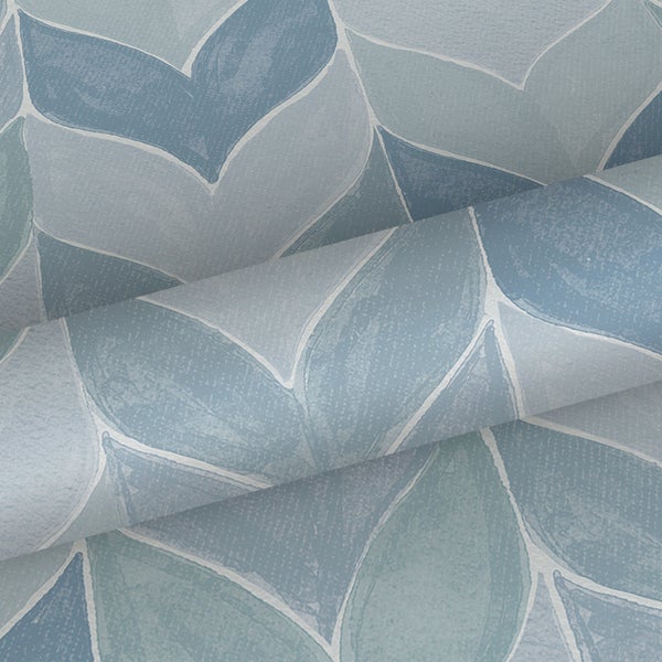 Sanders und Sanders Tapete grafisches Motiv Blau - 53 cm x 10,05 m - 640738