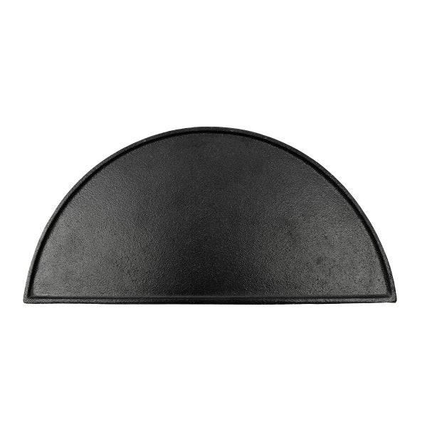 Halbrunde Gusseisenplatte