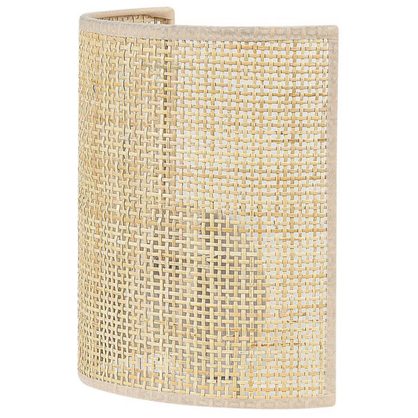 Wandlampe CARIO Rattan Naturfarben