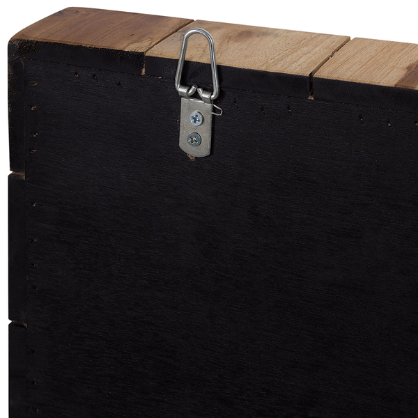 Wandobjekt TWIG Teakholz 85 cm Hellbraun