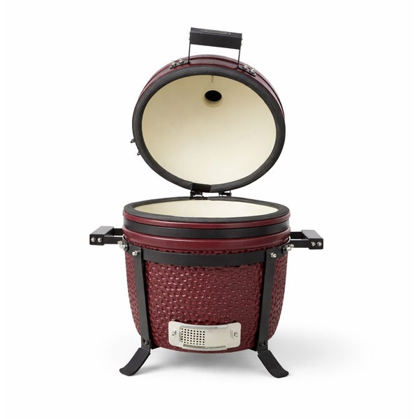 Offener Keramikgrill auf einem Ständer