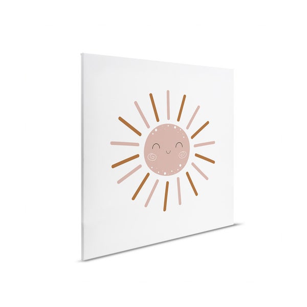 Leinwandbild mit Sonnenmotiv für Kinderzimmer