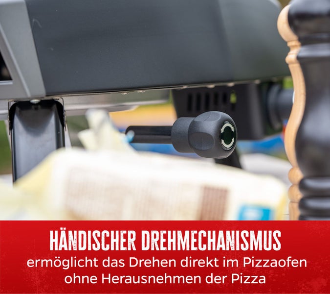 Grillfürst Gas Pizzaofen 305 - mit drehbarem Pizzastein