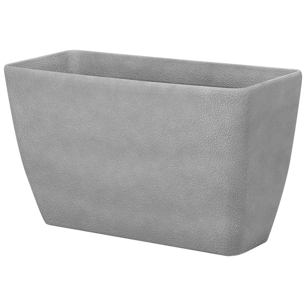 Set mit 2 Blumentöpfen BARIS Stein 60/74 cm Grau