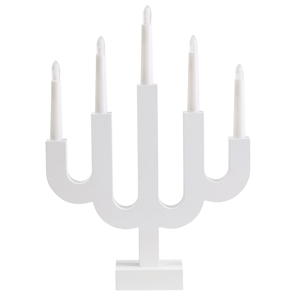 Weihnachtsleuchter mit fünf Lampen