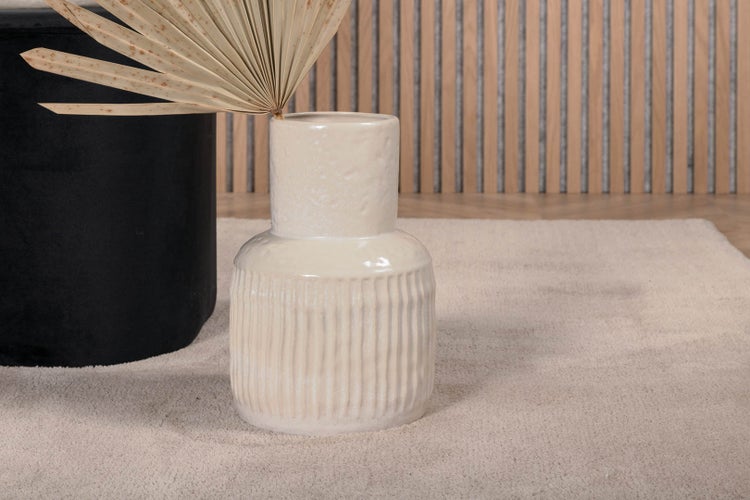 Undra Teppich 300x200 cm Polyester beige. 200 X 300 X 1 cm