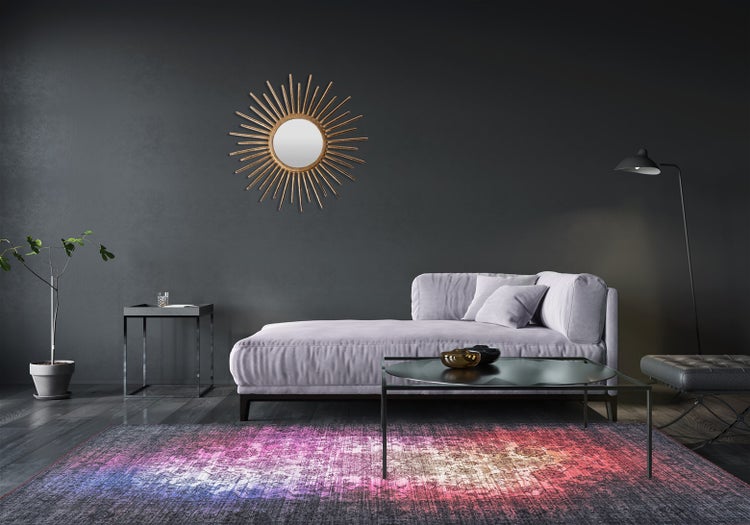 Flachflor Teppich Stellara Multi Vintage-Design, Used-Look, Orientalisch 200 x 290 cm