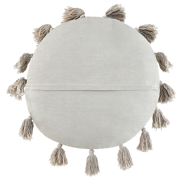Dekokissen 2er Set MADIA Baumwolle 45 x 45 cm Grau Ohne Muster