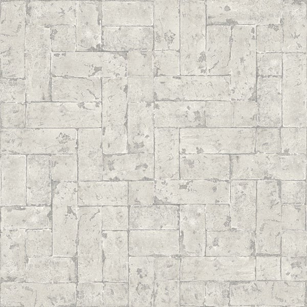 Origin Wallcoverings Tapete Backstein-Optik Beigebraun - 53 cm x 10.05 m - 347569