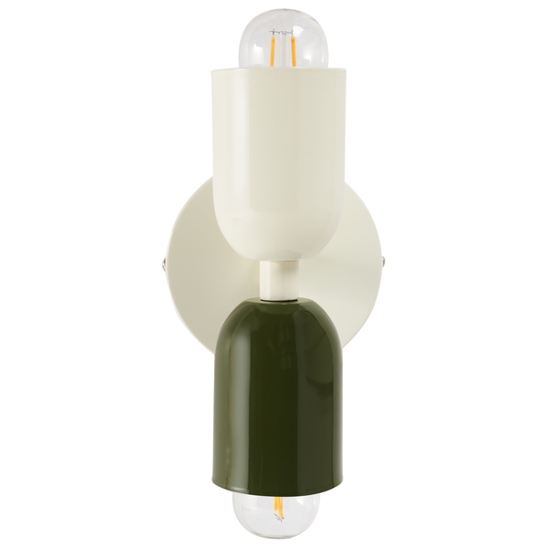 Wandlampe 2er Set TOPI Metall Cremeweiß