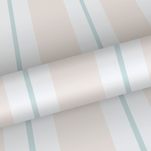 Sanders und Sanders Tapete Streifen Hellbeige - 53 cm x 10 m - 640308
