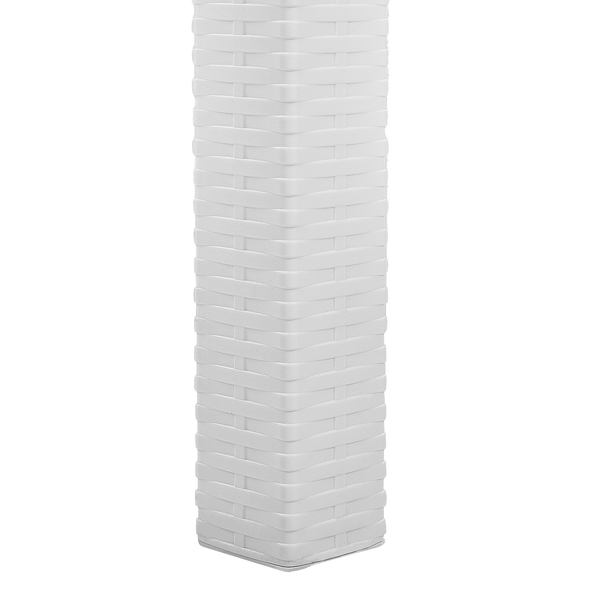 Gartentisch FOSSANO 140 cm 80 cm Weiß