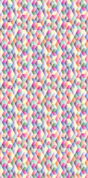 Origin Wallcoverings XXL-Vliestapete grafisches Muster Mehrfarbig - 50 x 900 cm - 357206