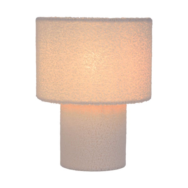 Lampenschirm mit Bouclé-Optik