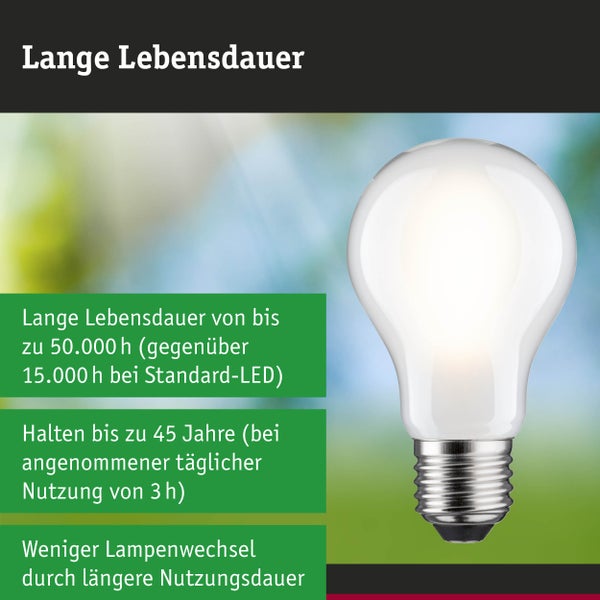 Dekorative LED-Lampe in Tropfenform mit spiralförmigem Glühfaden