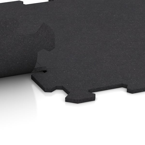 Gummimatte mit Puzzleverbindung für Fitnessbereich