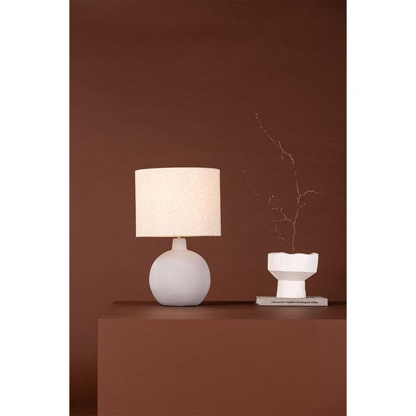 Torcello Beleuchtung Tischlampe 32x32x51cm Grau. 32 X 32 X 51 cm