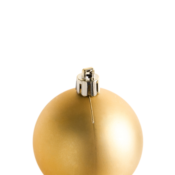 Goldene Weihnachtskugel