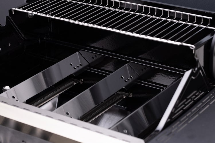 Grillfürst S330G 3-Brenner Gasgrill mit Seitenkocher und Gusseisen Rost