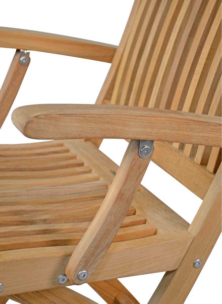 Klappstuhl Holz Teak Balkonstuhl Gartenstuhl klappbar Premium