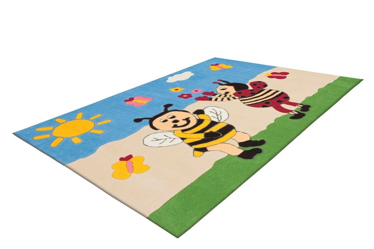 Kurzflor Teppich Taliesin Multi Modern 110 x 160 cm