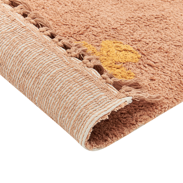 Teppich IGDIR Orange 80 x 150 cm Baumwolle