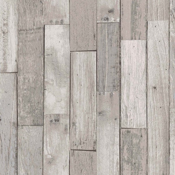 Next Vliestapete | Distressed Wood Plank - Grau - 10mx52cm